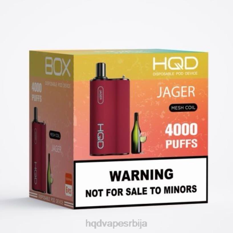 HQD BOX 4000 пуффс јагер HPD vape benutzen 20Z2113