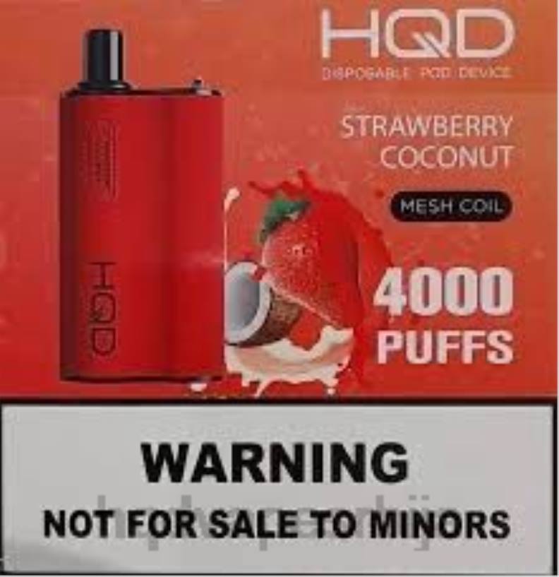 HQD BOX 4000 пуффс јагода кокос HPD vape beograd 20Z2112