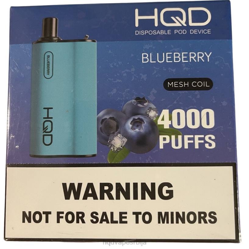 HQD BOX 4000 пуффс боровница HPD vape cena 20Z284