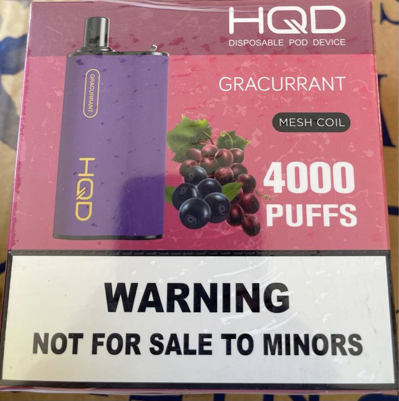 HQD BOX 4000 пуффс грацуррант HPD vape shop 20Z298