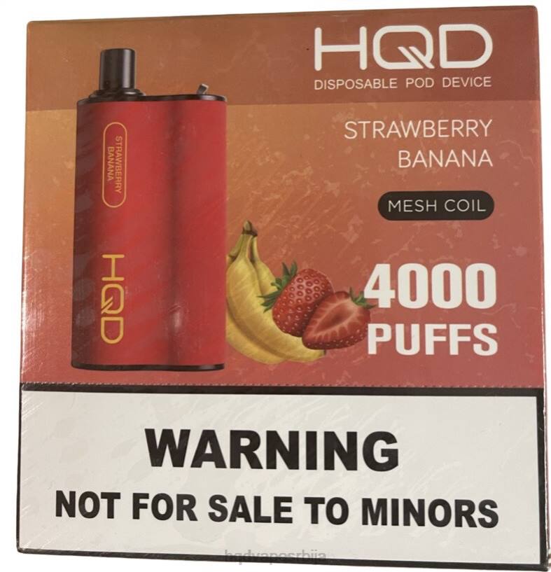 HQD BOX 4000 пуффс јагода банана buy HPD vape 20Z270