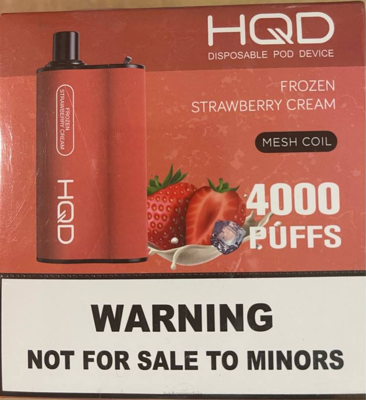 HQD BOX 4000 пуффс крем од смрзнутих јагода buy HPD vape 20Z280