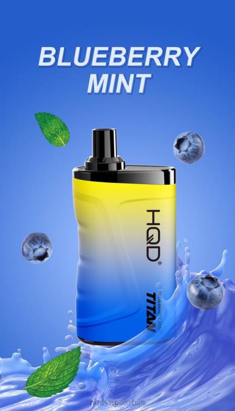 HQD TITAN 7000 пуффс мента боровнице HPD vape store 20Z26