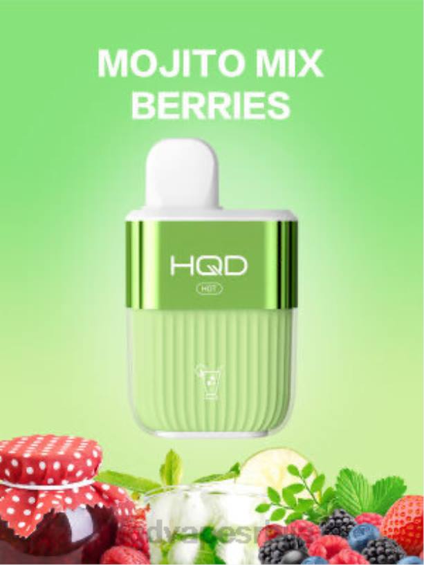 HQD HOT 5000 пуффс мојито мешати бобице HPD vape srbija 20Z261