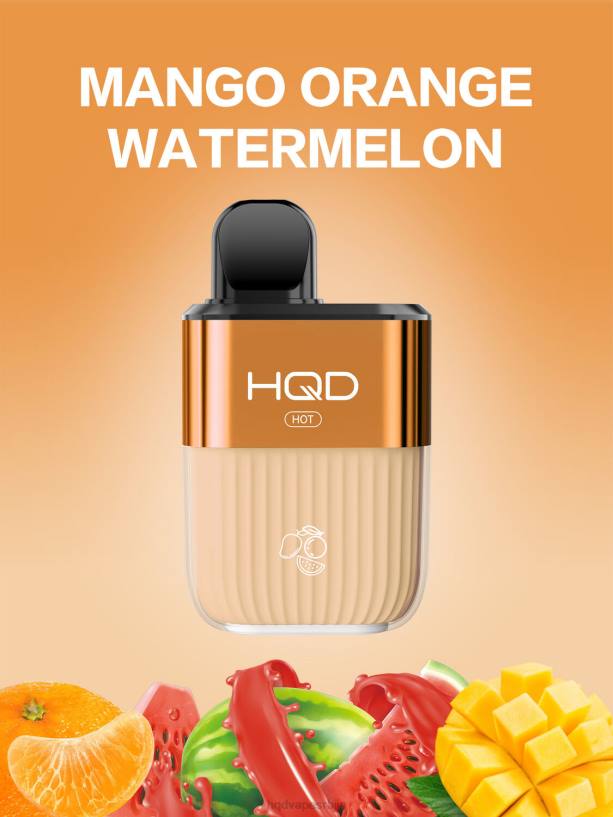 HQD HOT 5000 пуффс манго наранџаста лубеница buy HPD vape 20Z260