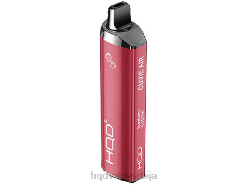 HQD CUVIE AIR за једнократну употребу јагода кокос HPD online shop 20Z2197