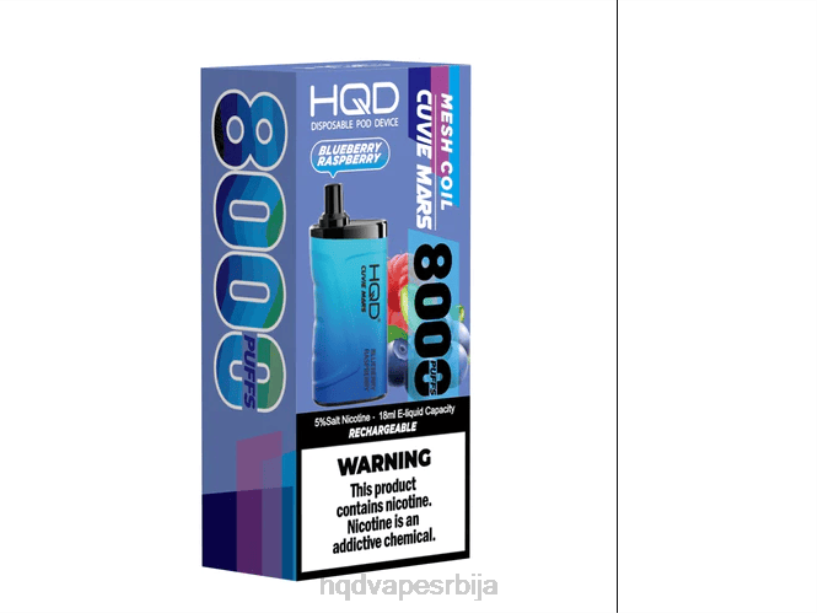 HQD CUVIE MARS за једнократну употребу боровница малина HPD vape store 20Z2146