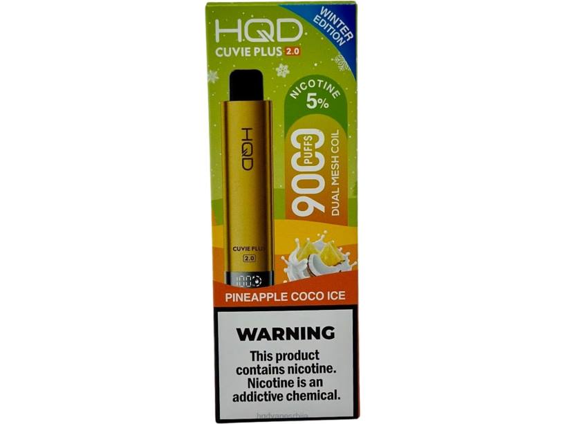 HQD CUVIE PLUS 2.0 (зимско издање) ананас кокос лед HPD vape benutzen 20Z2233