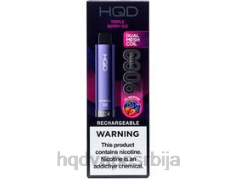 HQD CUVIE PLUS 2.0 за једнократну употребу троструки бобичасти лед HPD vape store 20Z2266