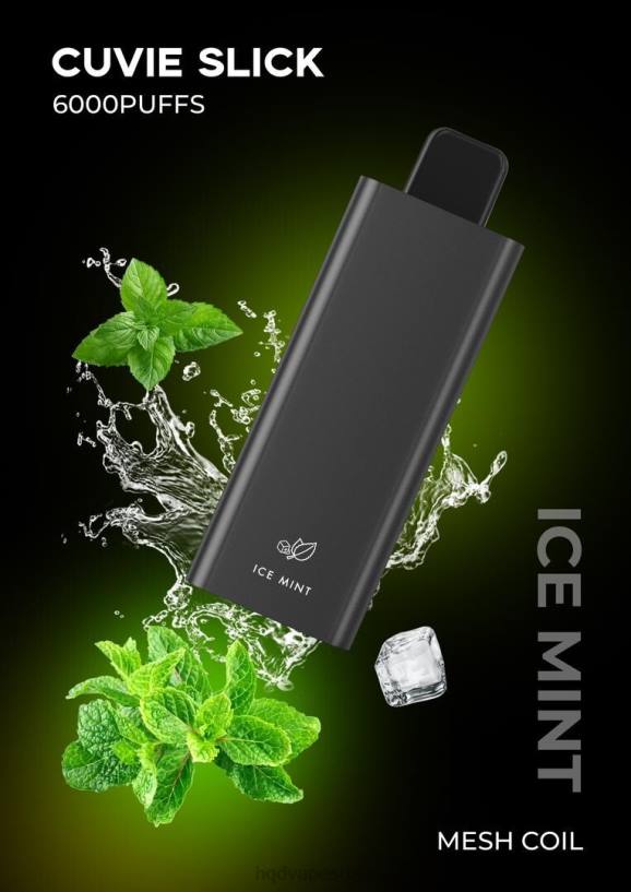 HQD CUVIE SLICK 6000 пуффс глатка ледена мента HPD online shop 20Z227