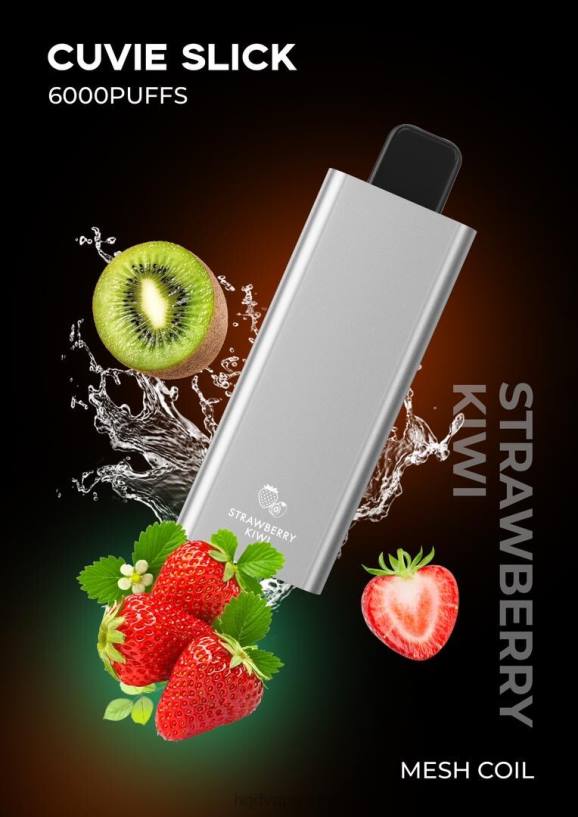 HQD CUVIE SLICK 6000 пуффс гладак киви од јагоде HPD vape cena 20Z224